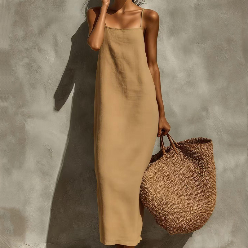 🥳2026 HOT SALE🥳💞Women's Casual Solid Color Slip Dress