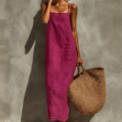 🥳2026 HOT SALE🥳💞Women's Casual Solid Color Slip Dress