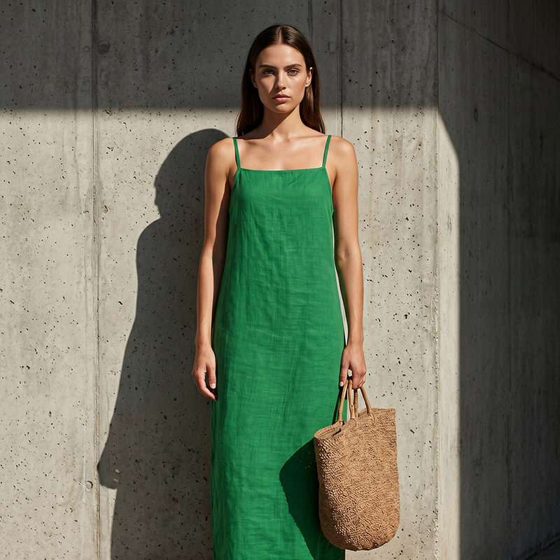 🥳2026 HOT SALE🥳💞Women's Casual Solid Color Slip Dress