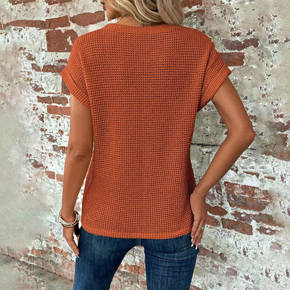 👗 50% OFF RIGHT NOW! 🦇 Women's summer T-shirt with crocheted batwing sleeves – Boho crochet, airy sleeves, and lightweight fabric – Perfect for warm days and a relaxed style ☀️