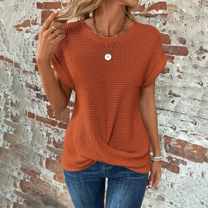 👗 50% OFF RIGHT NOW! 🦇 Women's summer T-shirt with crocheted batwing sleeves – Boho crochet, airy sleeves, and lightweight fabric – Perfect for warm days and a relaxed style ☀️