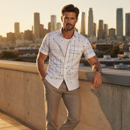 🔥2026 Bestseller  50% 0FF!!🔥Men's Relaxed Fit Button Down Shirt