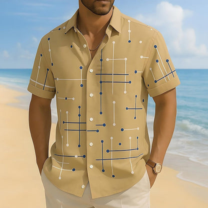 🔥2026 Bestseller  50% 0FF!!🔥Men's Relaxed Fit Button Down Shirt
