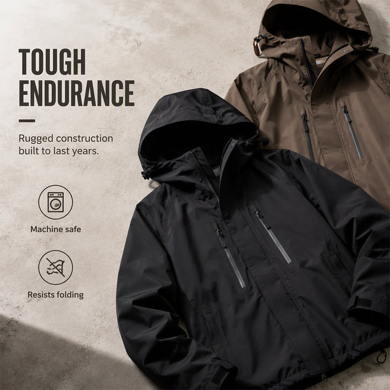 📢📢2026 HOT SALE FREE SHIPPING!!🔥Windproof Hooded Cargo Jacket Waterproof Outdoor Streetwear Coat