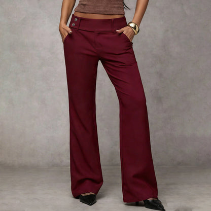 🔥2026 Bestseller Free Shipping🔥Women's Elegant Flared Suit Pants