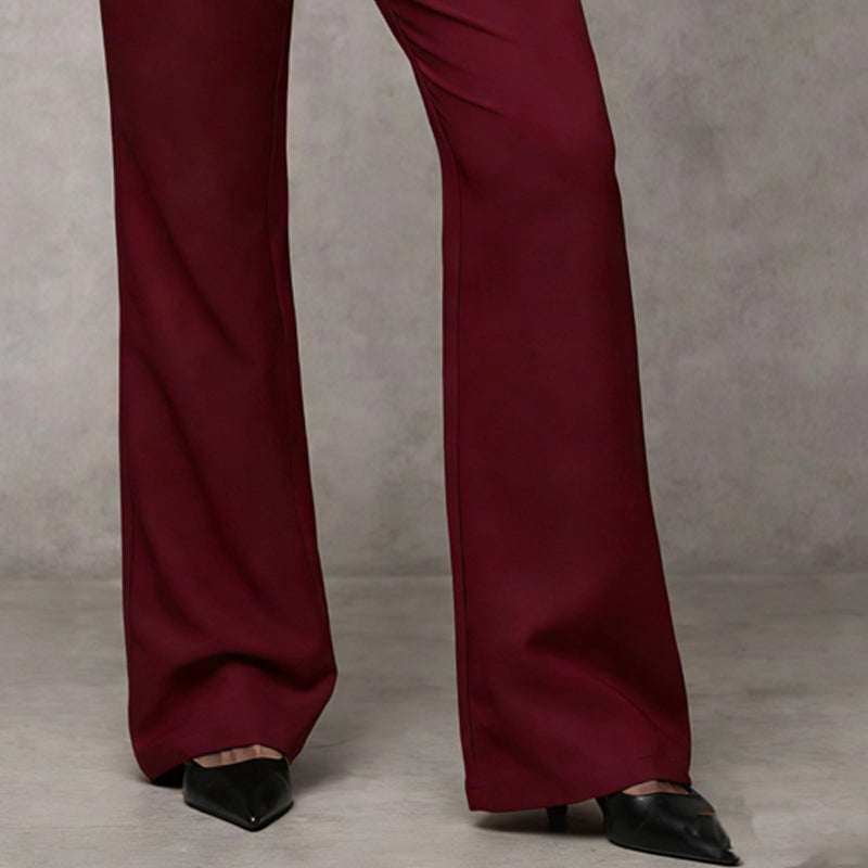 🔥2026 Bestseller Free Shipping🔥Women's Elegant Flared Suit Pants