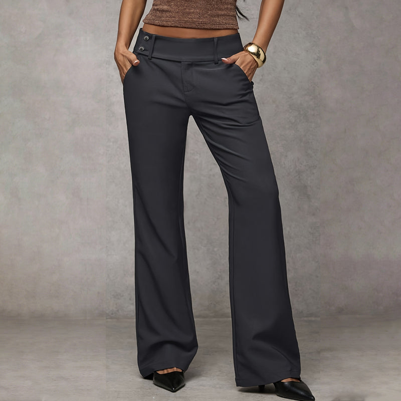 🔥2026 Bestseller Free Shipping🔥Women's Elegant Flared Suit Pants