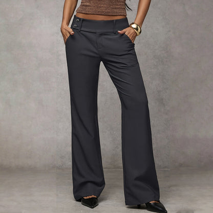 🔥2026 Bestseller Free Shipping🔥Women's Elegant Flared Suit Pants