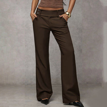 🔥2026 Bestseller Free Shipping🔥Women's Elegant Flared Suit Pants