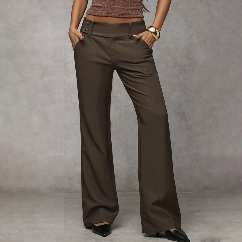 🔥2026 Bestseller Free Shipping🔥Women's Elegant Flared Suit Pants