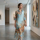 📢📢2026 HOT SALE FREE SHIPPING!!🔥Women's Elegant Retro Print Maxi Dress
