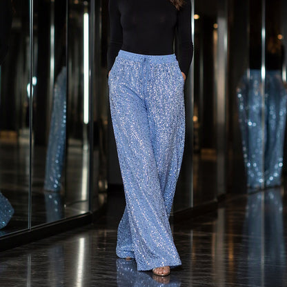 🛍️New Arrivals & Special Offer 👖Women's Elastic Waist Straight-Leg Pants
