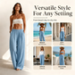 💥 Flash Sale! 2026 New Arrivals 50% OFF 🏃‍♀️Women's Elastic Waist Wide-Leg Pants