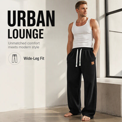 🚨 2026 New Arrivals | 50% OFF & FREE SHIPPING!  🛍️ Men's Casual Wide Leg Sweatpants-Soft Fabric,Relaxed Fit, Adjustable Waist