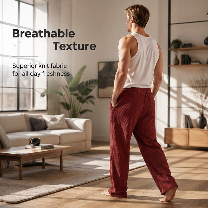 🚨 2026 New Arrivals | 50% OFF & FREE SHIPPING!  🛍️ Men's Casual Wide Leg Sweatpants-Soft Fabric,Relaxed Fit, Adjustable Waist