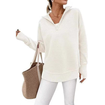🔥2026 Bestseller🔥Women's Quarter Zip Pullover Sweater
