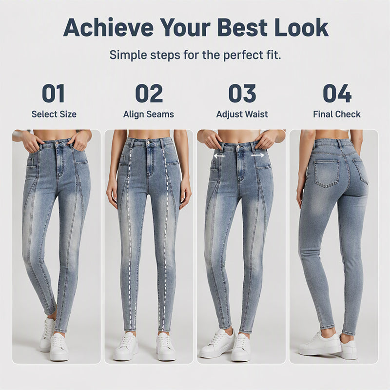 🎁New Arrivals 55% OFF💥Women's High Waisted Slimming Skinny Jeans