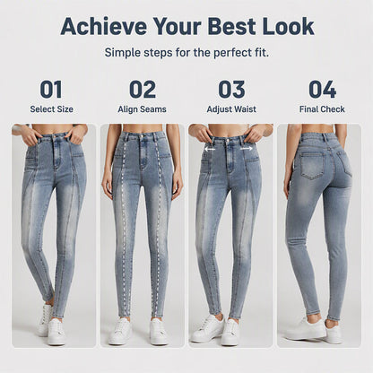 🎁New Arrivals 55% OFF💥Women's High Waisted Slimming Skinny Jeans