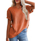📢📢2026 HOT SALE !!🔥Women's Casual V-neck Patchwork Short-Sleeved Shirt