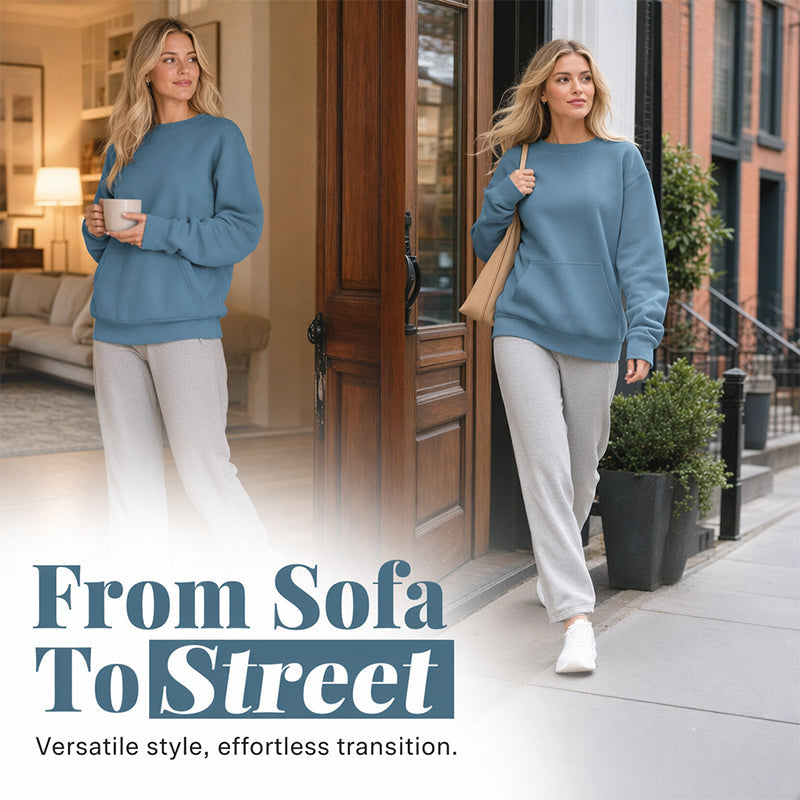 🥳2026 HOT SALE🥳💞Women's Casual Oversized Crewneck Sweatshirt