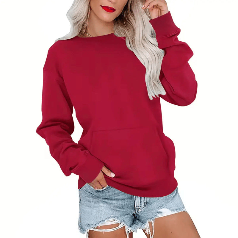 🥳2026 HOT SALE🥳💞Women's Casual Oversized Crewneck Sweatshirt