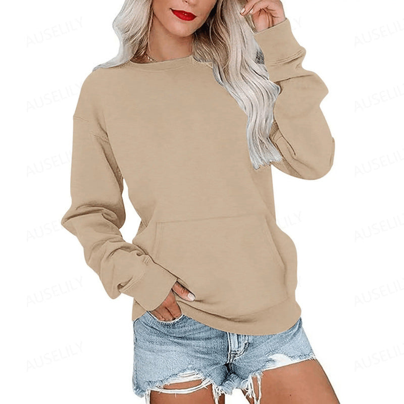 🥳2026 HOT SALE🥳💞Women's Casual Oversized Crewneck Sweatshirt