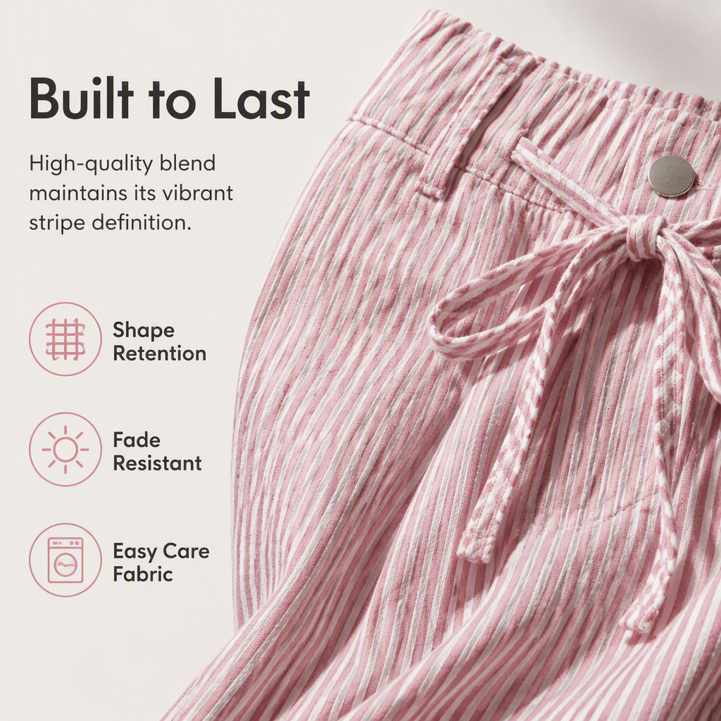 📢📢2026 HOT SALE FREE SHIPPING!!🔥Women’s Wide Leg Striped Pants