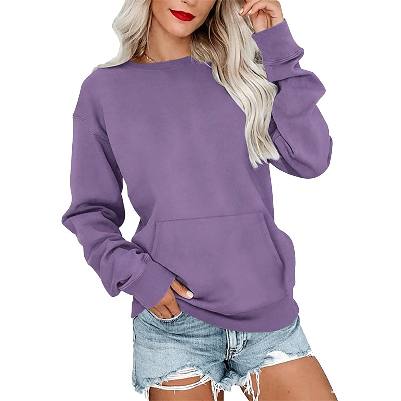 🥳2026 HOT SALE🥳💞Women's Casual Oversized Crewneck Sweatshirt