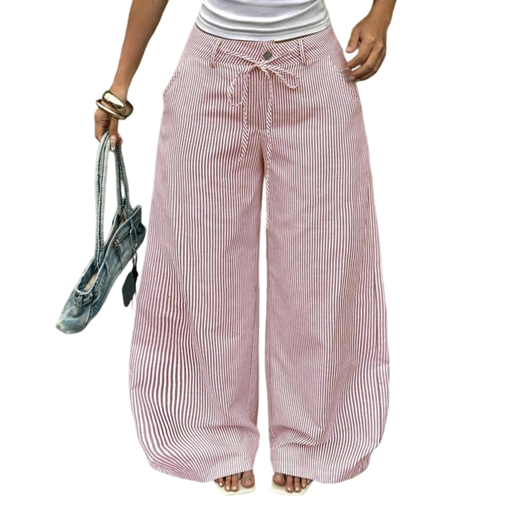 📢📢2026 HOT SALE FREE SHIPPING!!🔥Women’s Wide Leg Striped Pants