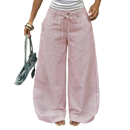 📢📢2026 HOT SALE FREE SHIPPING!!🔥Women’s Wide Leg Striped Pants