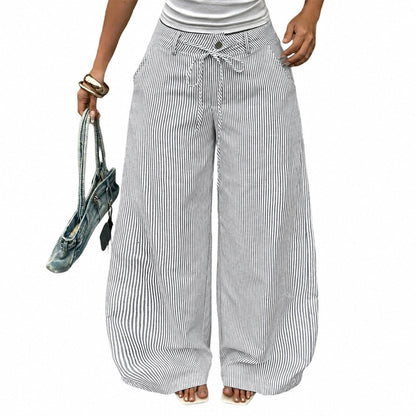 📢📢2026 HOT SALE FREE SHIPPING!!🔥Women’s Wide Leg Striped Pants