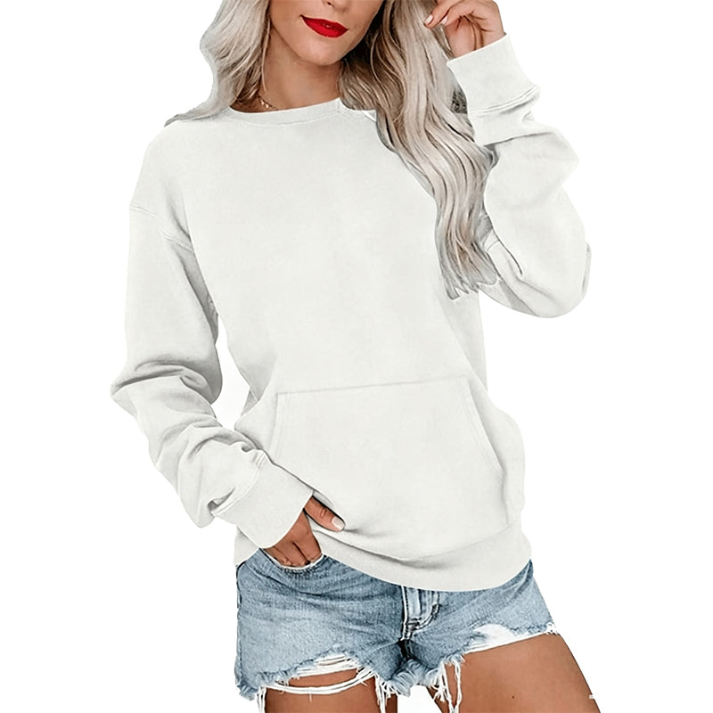 🥳2026 HOT SALE🥳💞Women's Casual Oversized Crewneck Sweatshirt