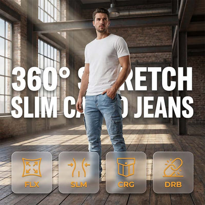 🔥2026 Bestseller Free Shipping🔥Slim Fit Denim Cargo Pants