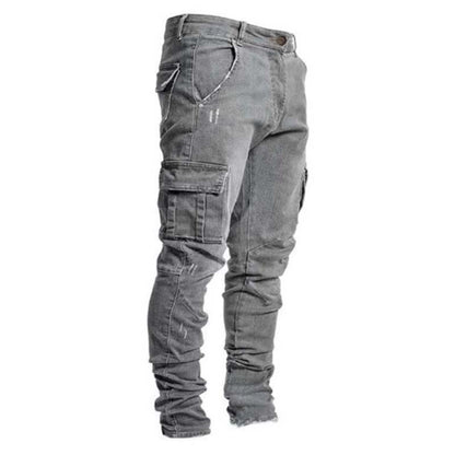 🔥2026 Bestseller Free Shipping🔥Slim Fit Denim Cargo Pants
