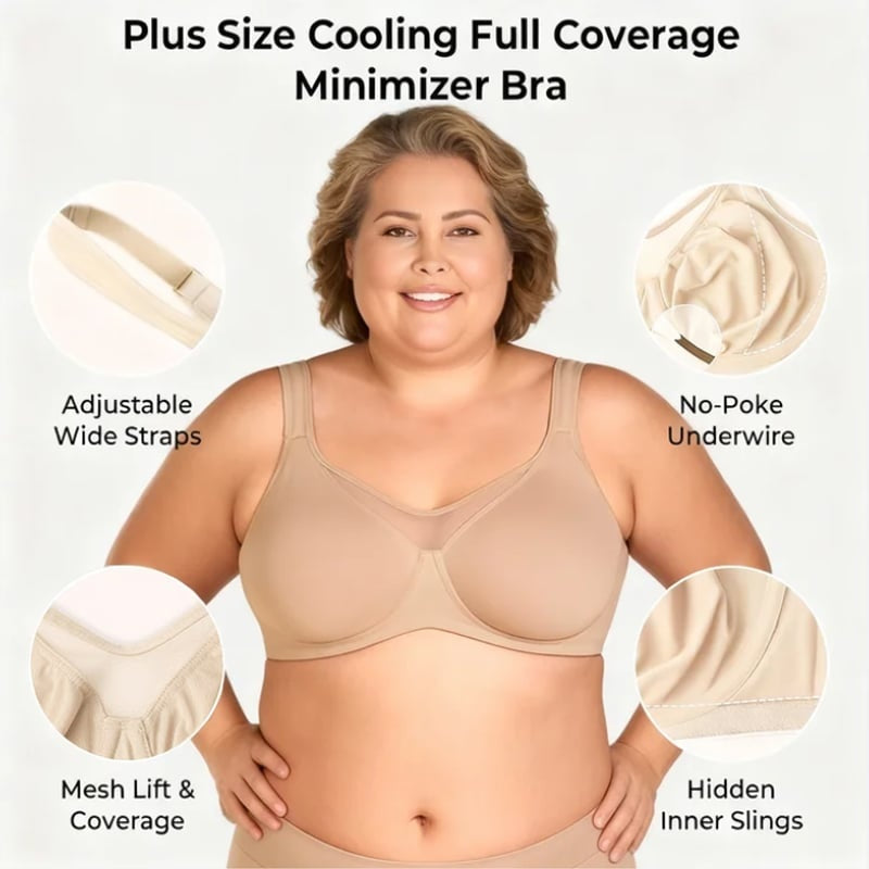 🥳2026 HOT SALE🥳💞Women's Elegant Sheer Full Coverage Plus Size Bra