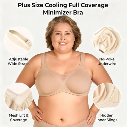 🥳2026 HOT SALE🥳💞Women's Elegant Sheer Full Coverage Plus Size Bra
