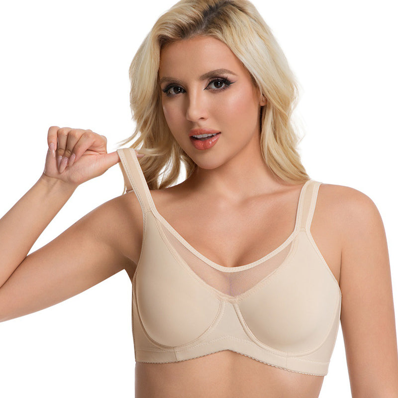 🥳2026 HOT SALE🥳💞Women's Elegant Sheer Full Coverage Plus Size Bra
