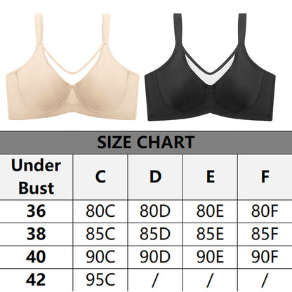 🥳2026 HOT SALE🥳💞Women's Elegant Sheer Full Coverage Plus Size Bra