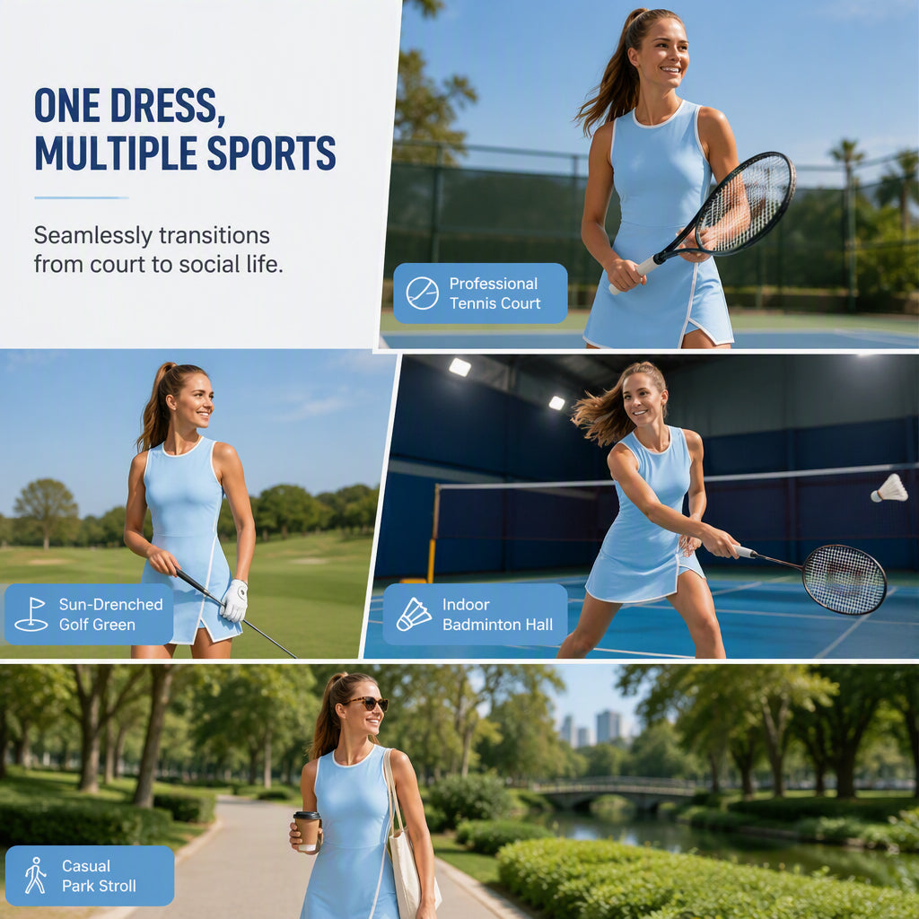 🥳2026 HOT SALE🥳💞Breezy Tennis Dress