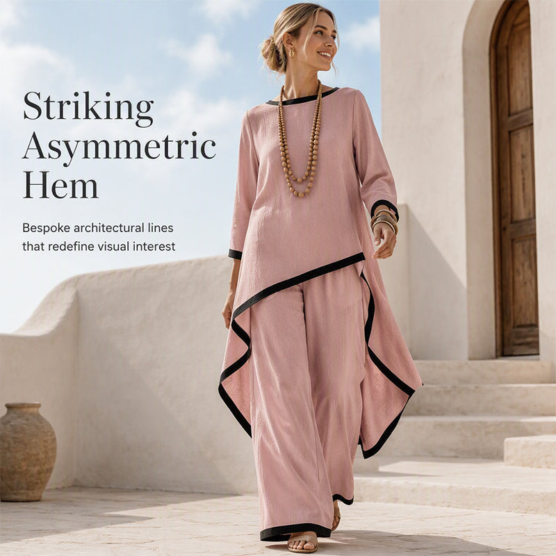 🛍️New Arrivals & Special Offer👗Women's Casual Tunic and Wide Leg Pants Set