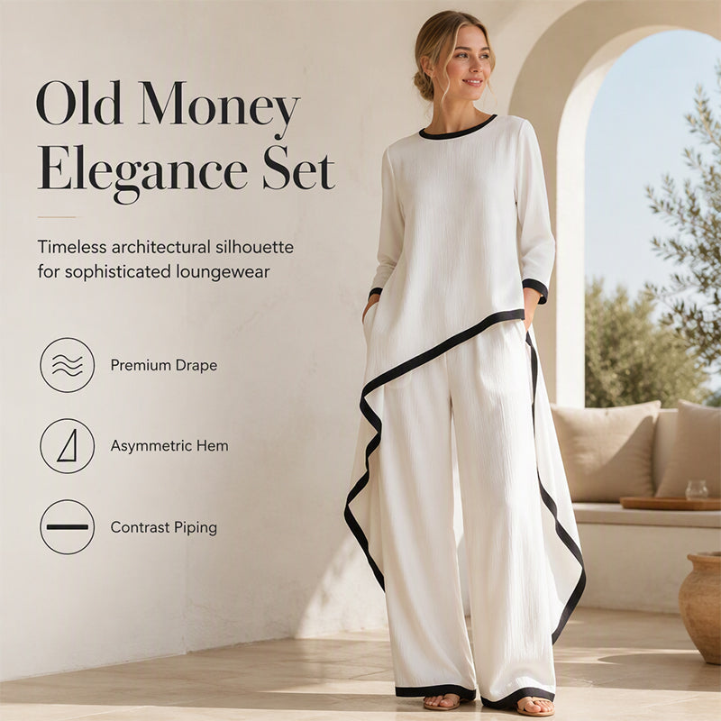 🛍️New Arrivals & Special Offer👗Women's Casual Tunic and Wide Leg Pants Set