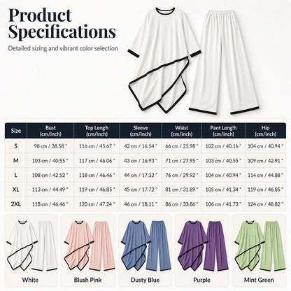 🛍️New Arrivals & Special Offer👗Women's Casual Tunic and Wide Leg Pants Set