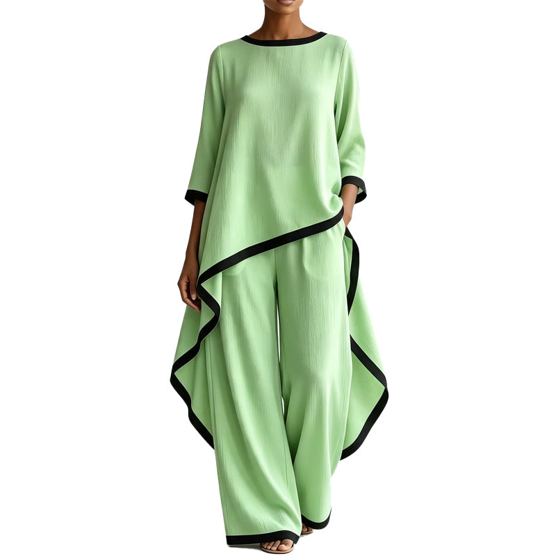 🛍️New Arrivals & Special Offer👗Women's Casual Tunic and Wide Leg Pants Set