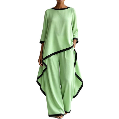 🛍️New Arrivals & Special Offer👗Women's Casual Tunic and Wide Leg Pants Set