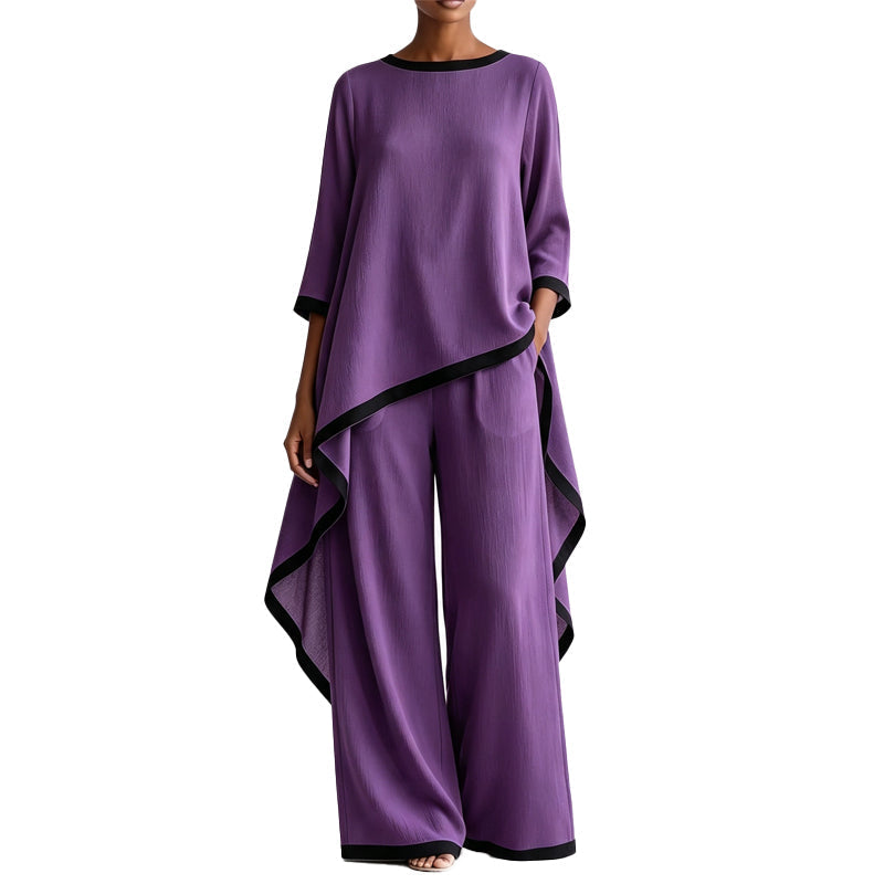 🛍️New Arrivals & Special Offer👗Women's Casual Tunic and Wide Leg Pants Set