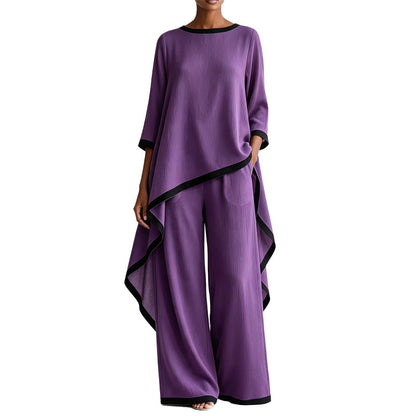 🛍️New Arrivals & Special Offer👗Women's Casual Tunic and Wide Leg Pants Set