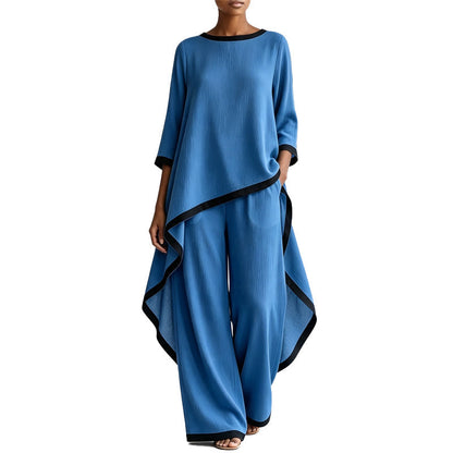 🛍️New Arrivals & Special Offer👗Women's Casual Tunic and Wide Leg Pants Set