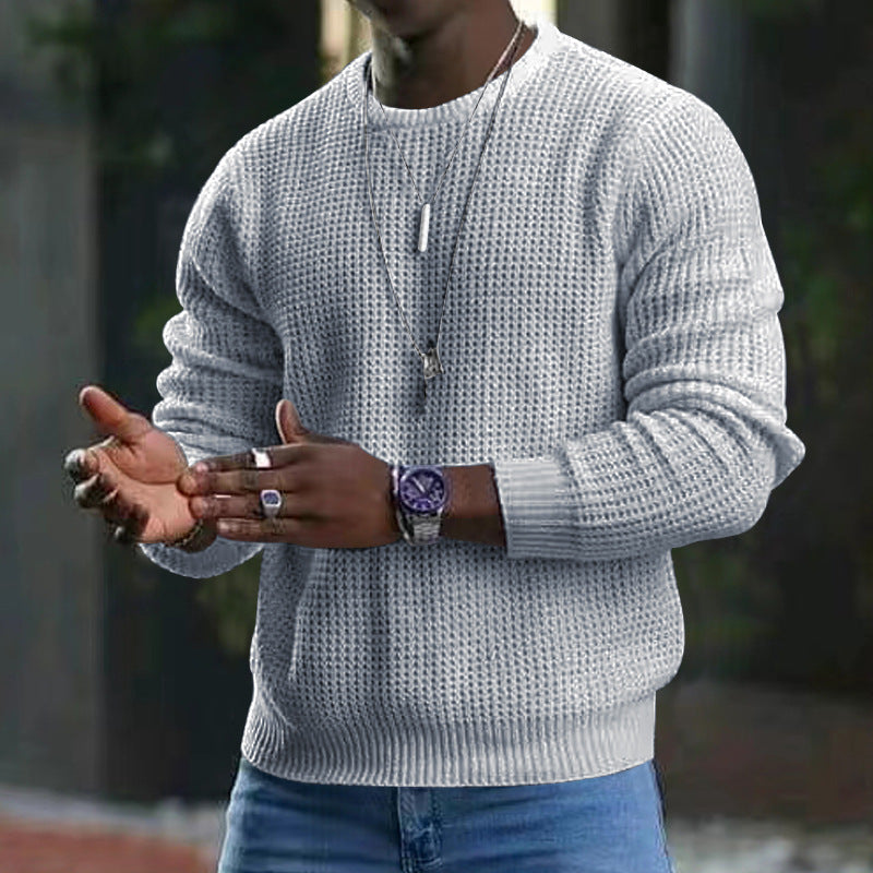 ✨2026 Collection at 50% OFF & FREE SHIPPING🎁JMIERR Men's Crewneck Sweater Soft Casual Sweaters Classic Long Sleeve Pullover Sweaters with Ribbing Edge