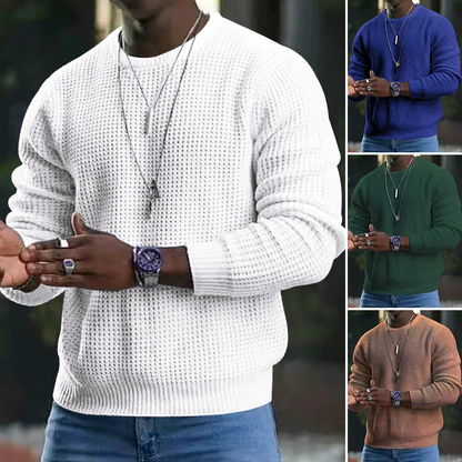✨2026 Collection at 50% OFF & FREE SHIPPING🎁JMIERR Men's Crewneck Sweater Soft Casual Sweaters Classic Long Sleeve Pullover Sweaters with Ribbing Edge