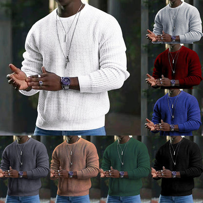 ✨2026 Collection at 50% OFF & FREE SHIPPING🎁JMIERR Men's Crewneck Sweater Soft Casual Sweaters Classic Long Sleeve Pullover Sweaters with Ribbing Edge